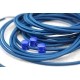 niebieski uchwyt do kabla